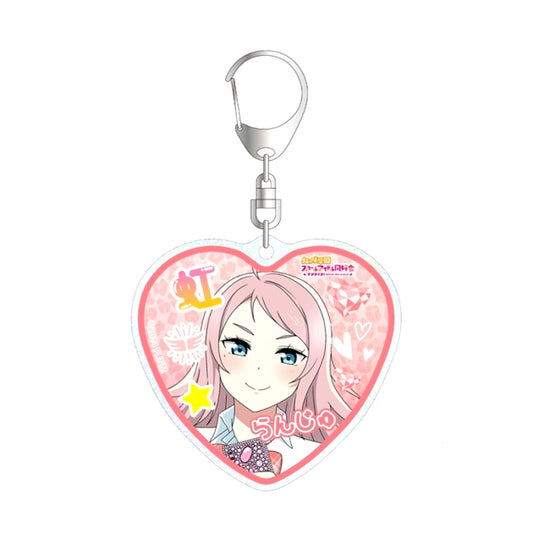 Love Live! Nijigasaki High School Idol Club Newly Drawn Lanzhu Zhong Gal Uniform ver. Glitter Acrylic Keychain (Reissue) [NEW]