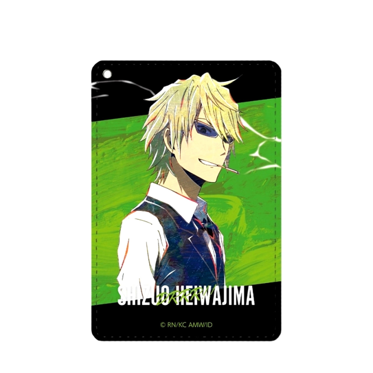 TV Anime Durarara!! x2 Shizuo Heiwajima Ani-Art 1 Pocket Pass case Goods - Pass case Resale [NEW]