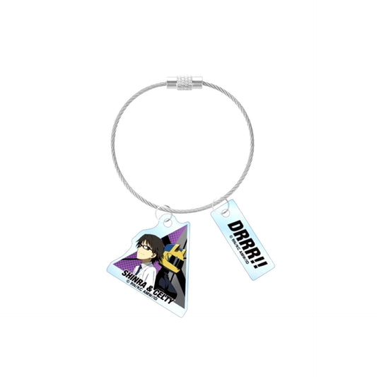 TV Anime Durarara!!x2 Celty & Shinra Kishitani Double Wire Acrylic Keychain (Reissue) [NEW]