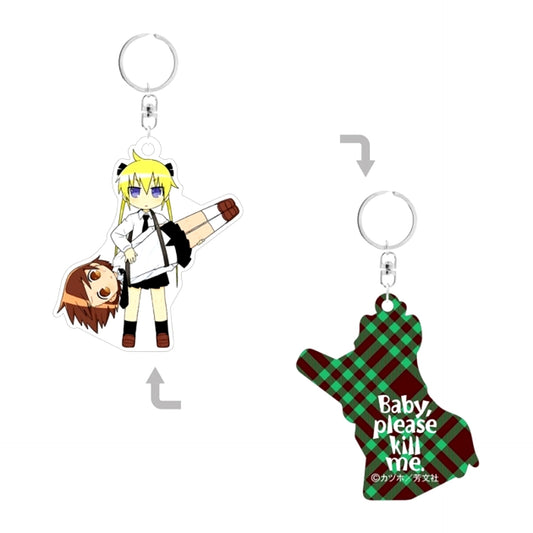 Kill Me Baby Yasuna & Sonya Double-Sided Laminated Acrylic Keychain ver.A (Reissue) [NEW]