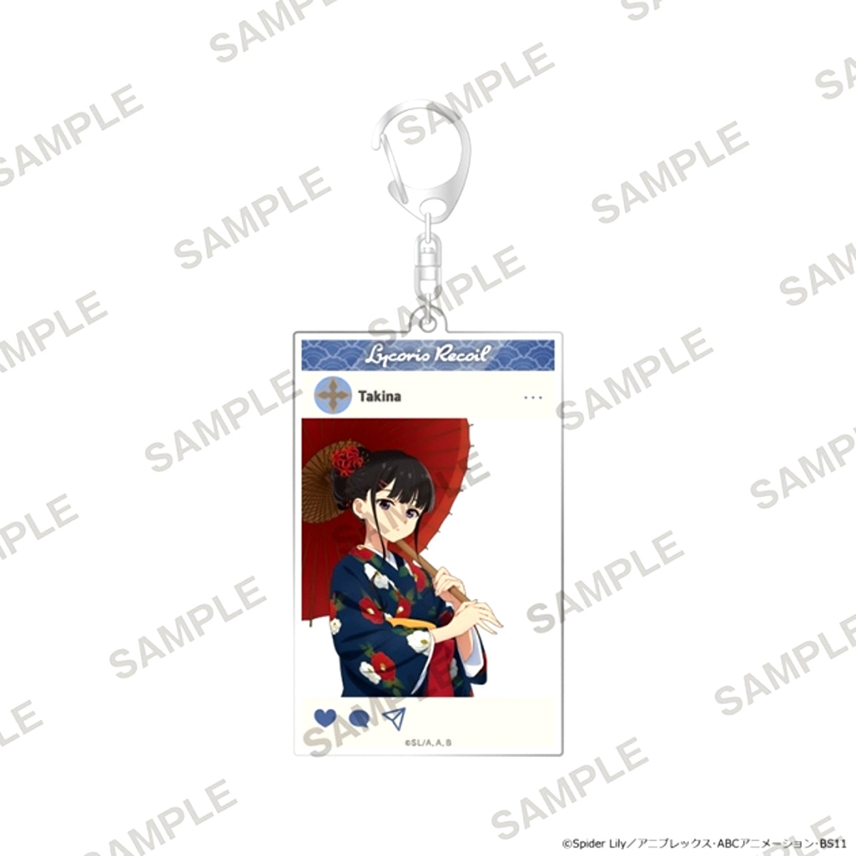 TV Anime Lycoris Recoil SNS Style Acrylic Keychain Japanese Modern Ver. Takina Inoue (Newly Drawn) [NEW]