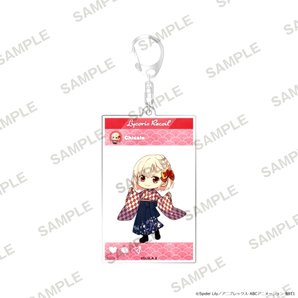 TV Anime Lycoris Recoil SNS Style Acrylic Keychain Japanese Modern Ver. Chisato Nishikigi (Mini Character) [NEW]