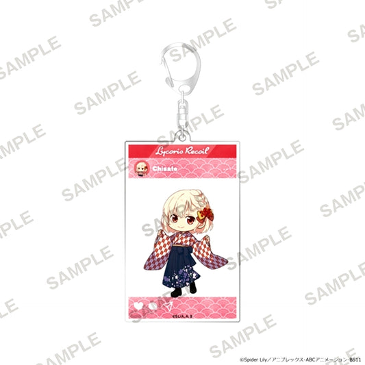 TV Anime Lycoris Recoil SNS Style Acrylic Keychain Japanese Modern Ver. Chisato Nishikigi (Mini Character) [NEW]
