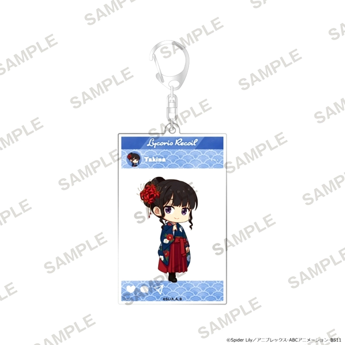 TV Anime Lycoris Recoil SNS Style Acrylic Keychain Japanese Modern Ver. Takina Inoue (Mini Character) [NEW]
