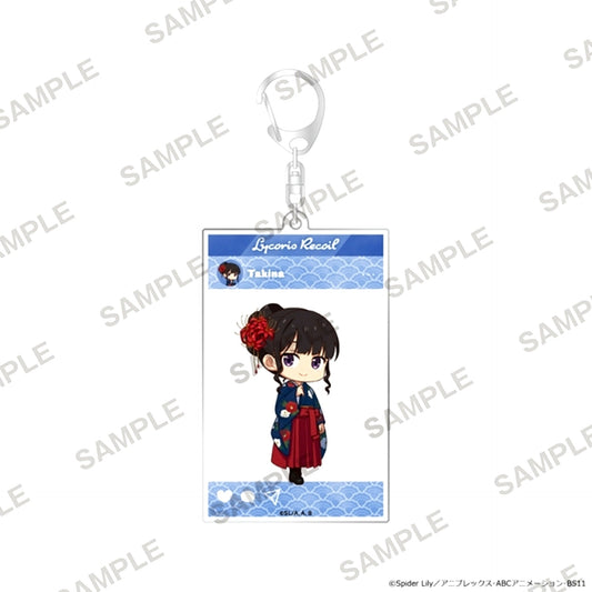 TV Anime Lycoris Recoil SNS Style Acrylic Keychain Japanese Modern Ver. Takina Inoue (Mini Character) [NEW]