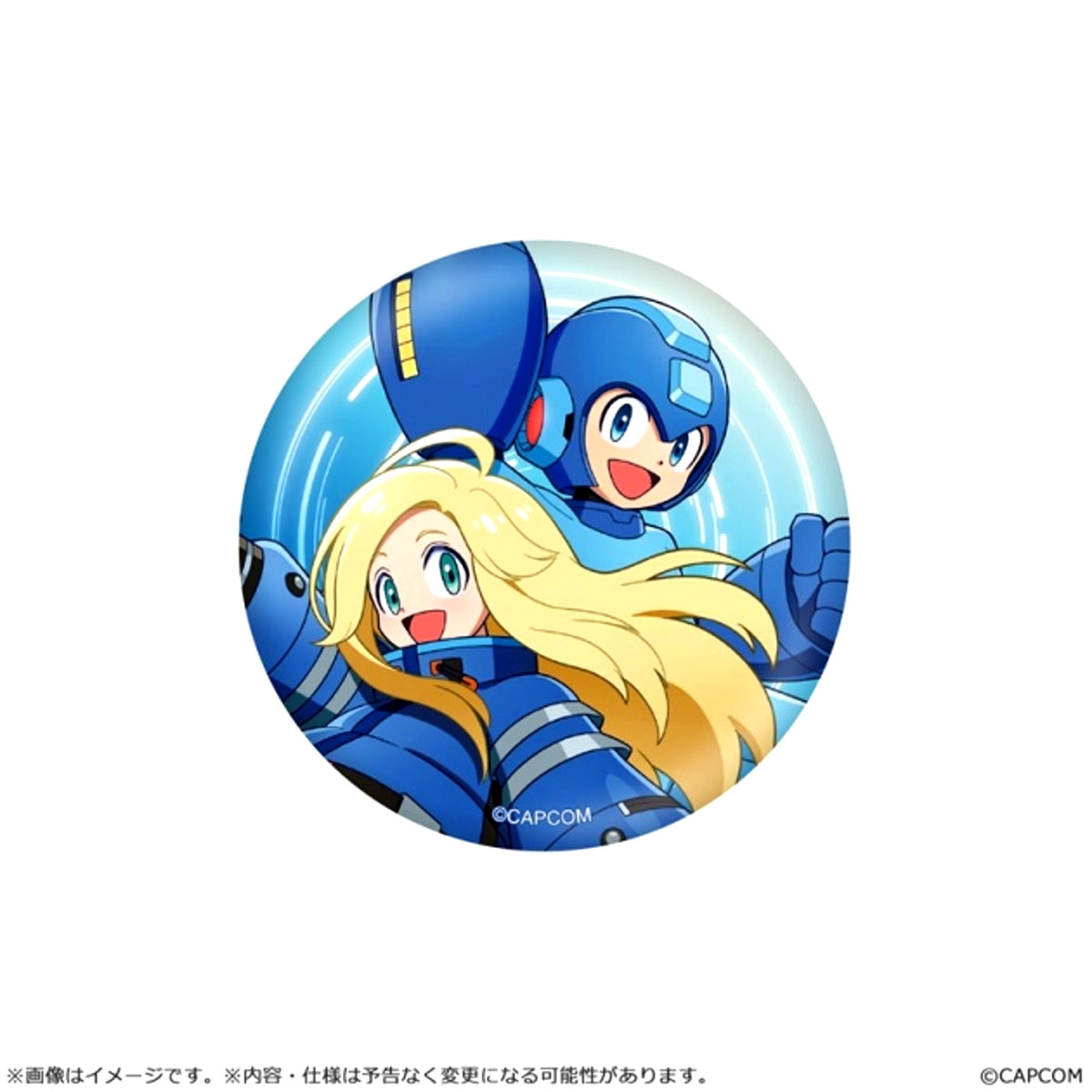 PRAGMATA x Mega Man: Dual Override Can Badge [NEW]