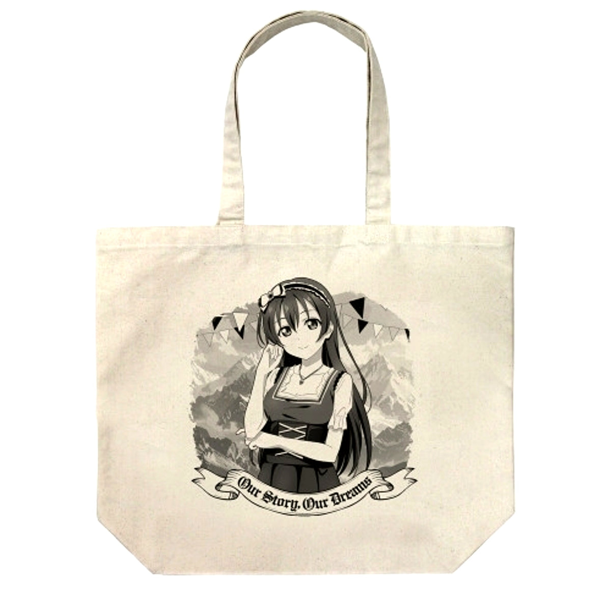 Love Live! Newly Drawn Umi Sonoda Large Tote Dirndl Ver./NATURAL [NEW]