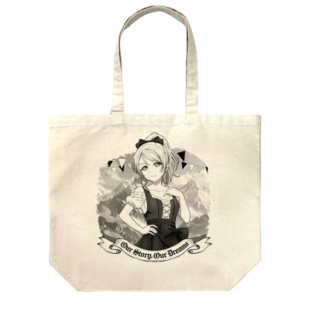 Love Live! Newly Drawn Eli Ayase Large Tote Dirndl Ver./NATURAL [NEW]
