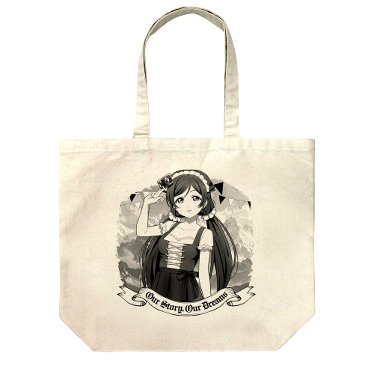 Love Live! Newly Drawn Nozomi Tojo Large Tote Dirndl Ver. / NATURAL [NEW]