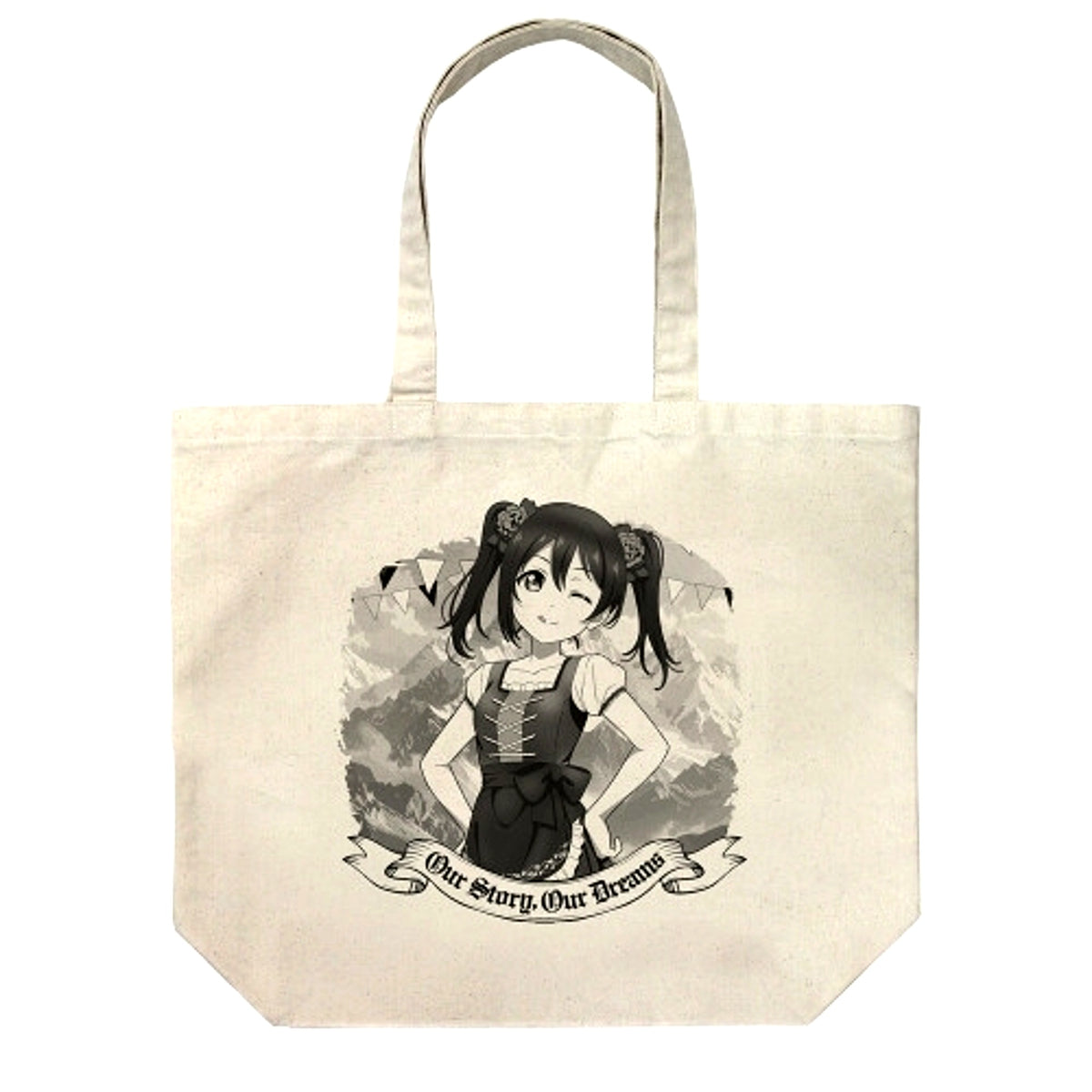 Love Live! Newly Drawn Nico Yazawa Large Tote Dirndl Ver. / NATURAL [NEW]