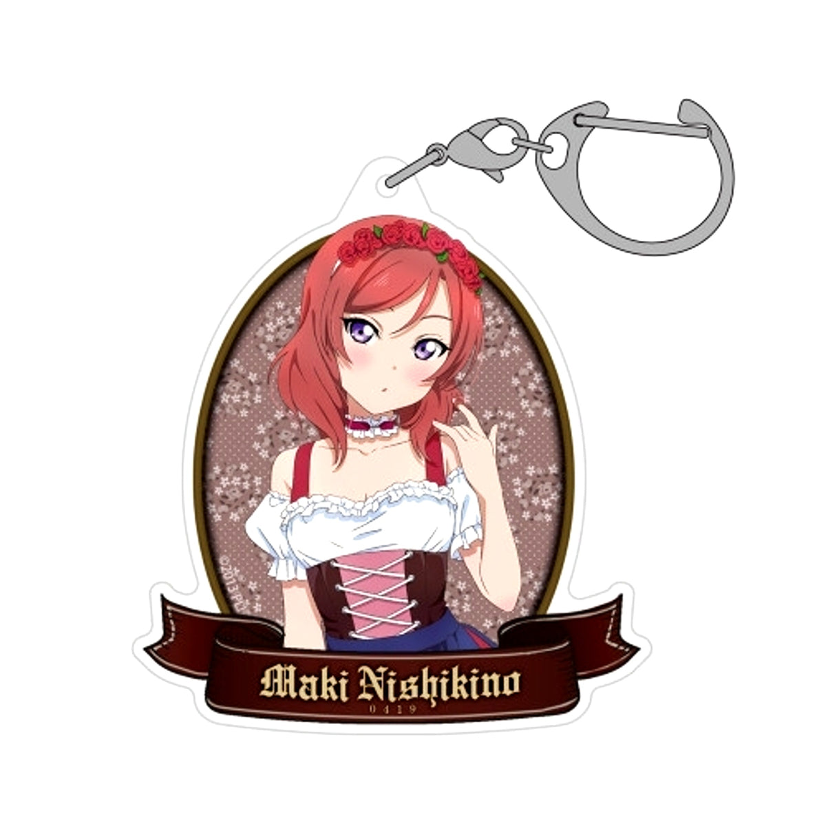 Love Live! Newly Drawn Maki Nishikino Acrylic Multi Keychain Dirndl Ver. [NEW]