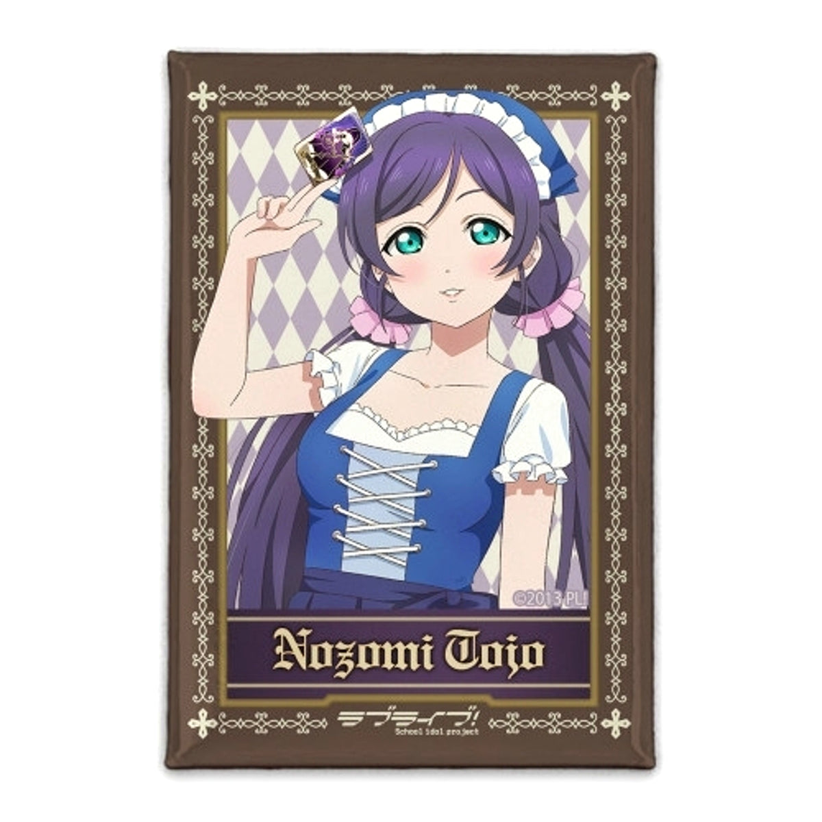 Love Live! Newly Drawn Nozomi Tojo Square Can Badge Dirndl Ver. [NEW]
