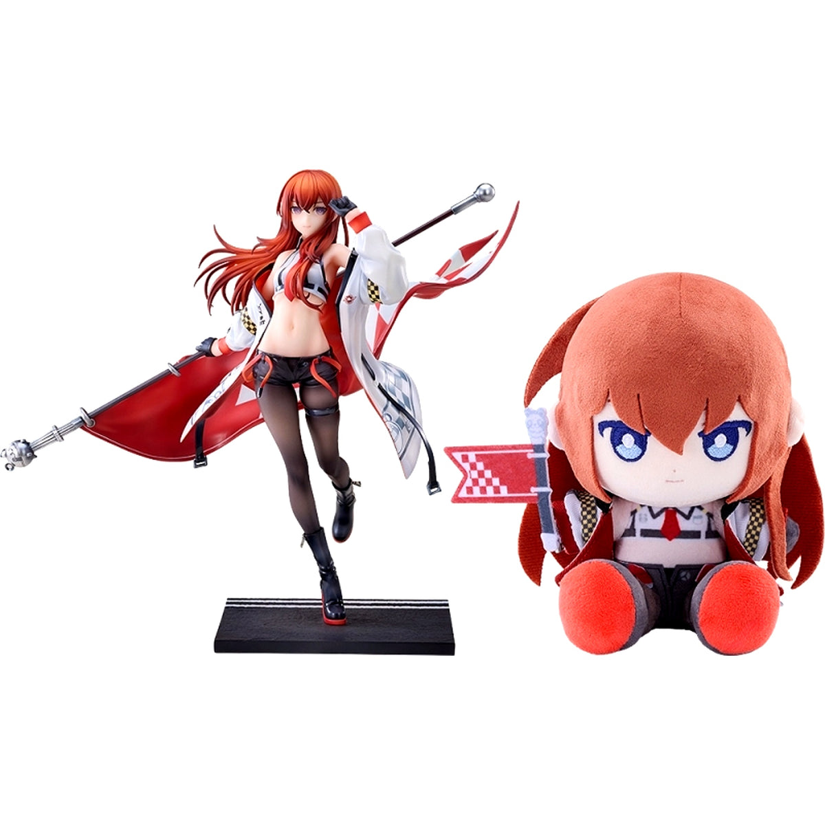 STEINS;GATE Kurisu Makise Racing Ver. Plush Set 1/7 Complete Figure (with Manufacturer Bonus) [NEW]