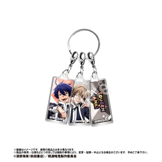 TV Anime Togen Anki: Dark Demon of Paradise Triple Acrylic Keychain Shiki Ichinose & Jin Kougasaki [NEW]