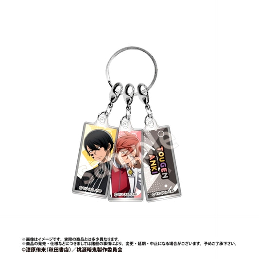 TV Anime Togen Anki: Dark Demon of Paradise Triple Acrylic Keychain Naito Mudano & Kyoya Oiranzaka [NEW]