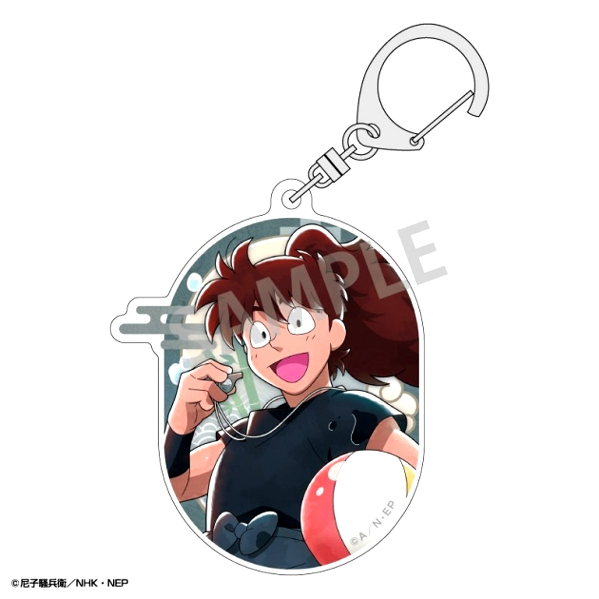 Nintama Rantaro Acrylic Keychain Hansuke Doi / Bursting Smiles! All-Out Water Play Battle Plan Chapter [NEW]