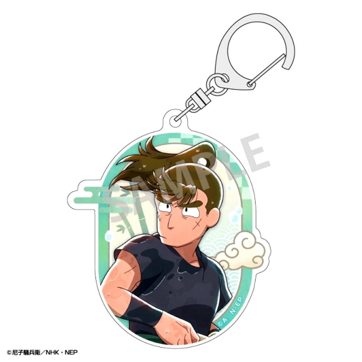 Nintama Rantaro Acrylic Keychain Choji Nakazaike / Bursting Smiles! All-Out Water Play Operation Chapter [NEW]