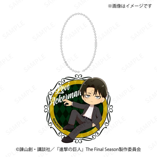 Attack on Titan Mini Chara Acrylic Keychain Levi Goods - Keychain [NEW]
