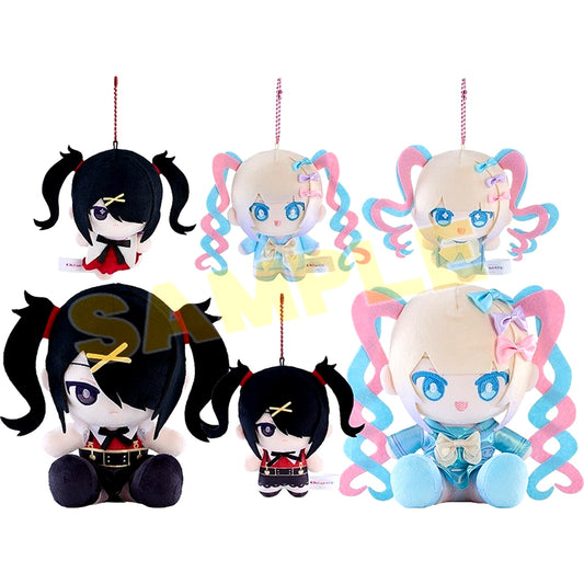 TV Anime NEEDY GIRL OVERDOSE KAngel & Ame-chan Plush Set (All 6 Types) (with Bonus) [NEW]