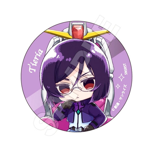 Mobile Suit Gundam 00 Sketchu! Throne Button Tieria Erde Goods - Badge Resale [NEW]