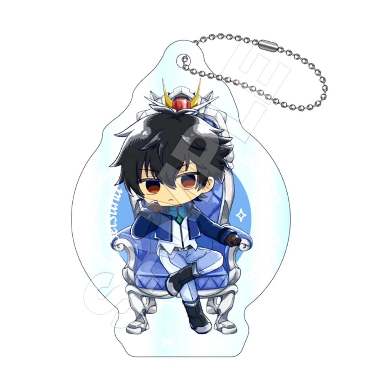 Mobile Suit Gundam 00 Sketchu! Throne Acrylic Keychain Setsuna F. Seiei (Reissue) [NEW]