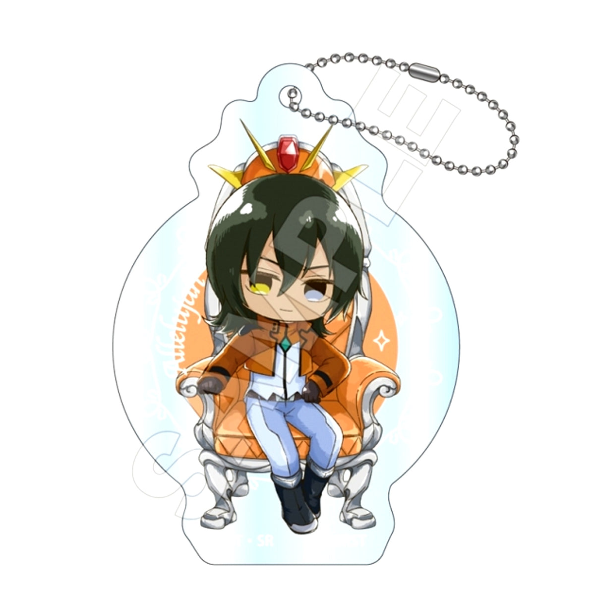 Mobile Suit Gundam 00 Sketchu! Throne Acrylic Keychain Allelujah Haptism (Reissue) [NEW]