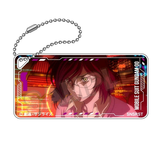 Mobile Suit Gundam 00 Scene Photo Domiterior Keychain Jr. Tieria Erde (Reissue) [NEW]