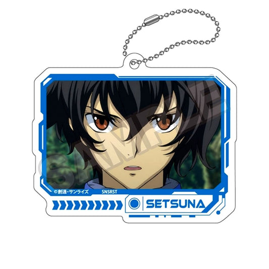 Mobile Suit Gundam 00 Scene Photo Acrylic Keychain Setsuna F. Seiei (Reissue) [NEW]