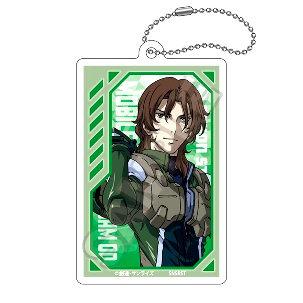 Mobile Suit Gundam 00 Acrylic Keychain Lockon Stratos (Reissue) [NEW]