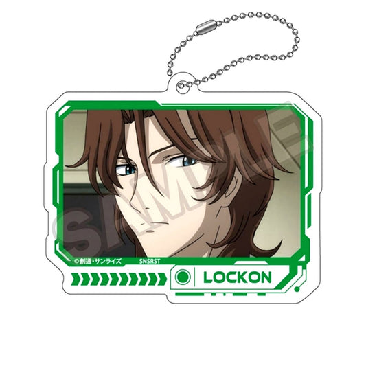 Mobile Suit Gundam 00 Scene Photo Acrylic Keychain Lockon Stratos (Reissue) [NEW]