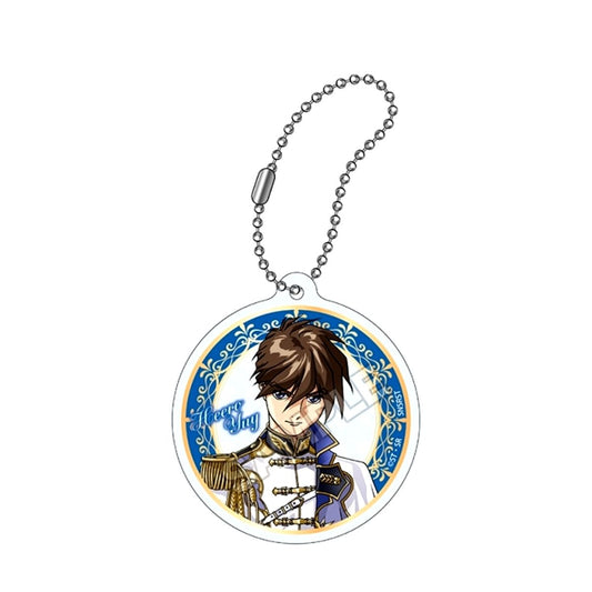 Mobile Suit Gundam Wing Knight Style Acrylic Keychain Heero Yui Goods - Keychain Resale [NEW]