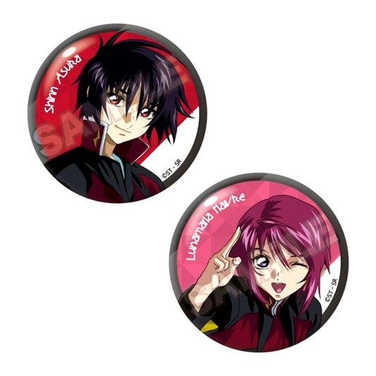 Mobile Suit Gundam SEED Destiny Pair Button Shin Asuka & Lunar Maria Hawk Goods - Badge Resale [NEW]