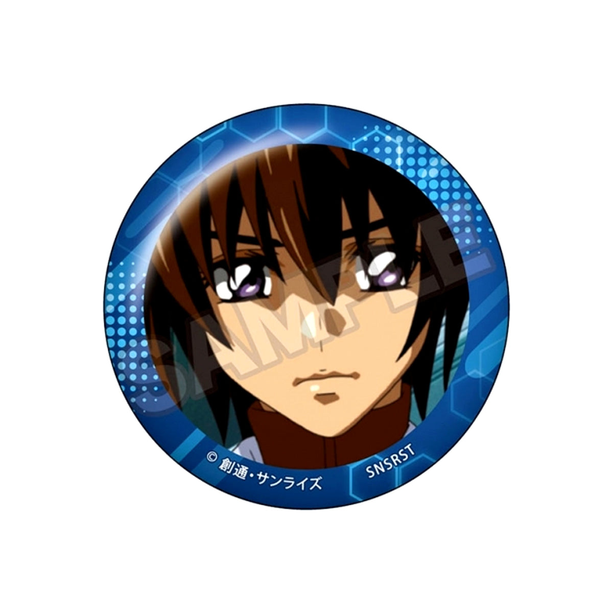 Mobile Suit Gundam SEED Destiny Scene Button Qiluo Zhou Yamato Goods - Badge Resale [NEW]