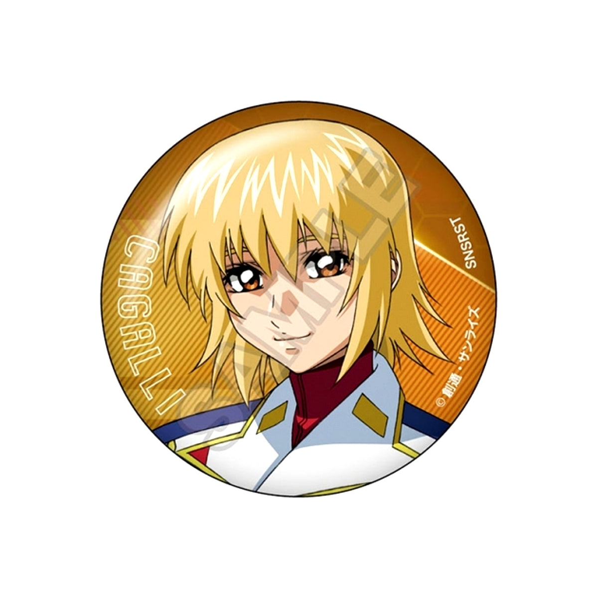 Mobile Suit Gundam SEED DESTINY vol.3 Can Badge Cagalli Yula Athha A (Reissue) [NEW]