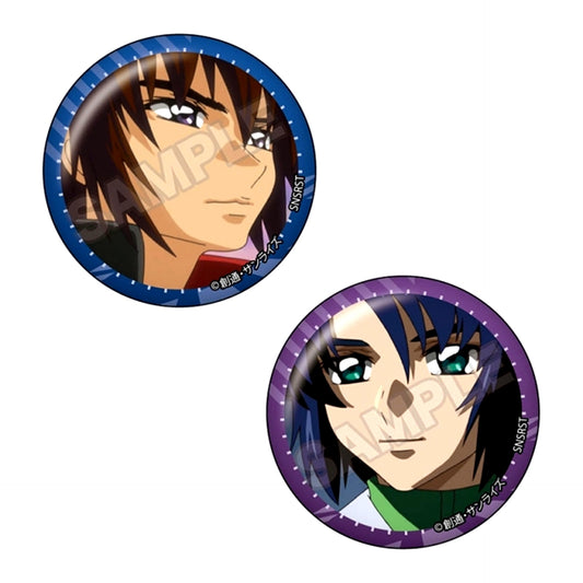 Mobile Suit Gundam SEED Destiny vol.3 Pair Button Qiluo Zhou Yamato & Athrun Zara A Goods - Badge Resale [NEW]