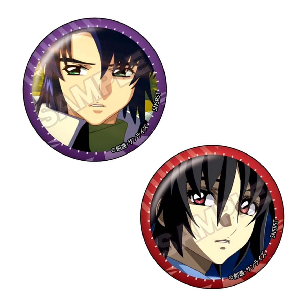 Mobile Suit Gundam SEED Destiny vol.3 Pair Button Athrun Zara & Shin Asuka A Goods - Badge Resale [NEW]
