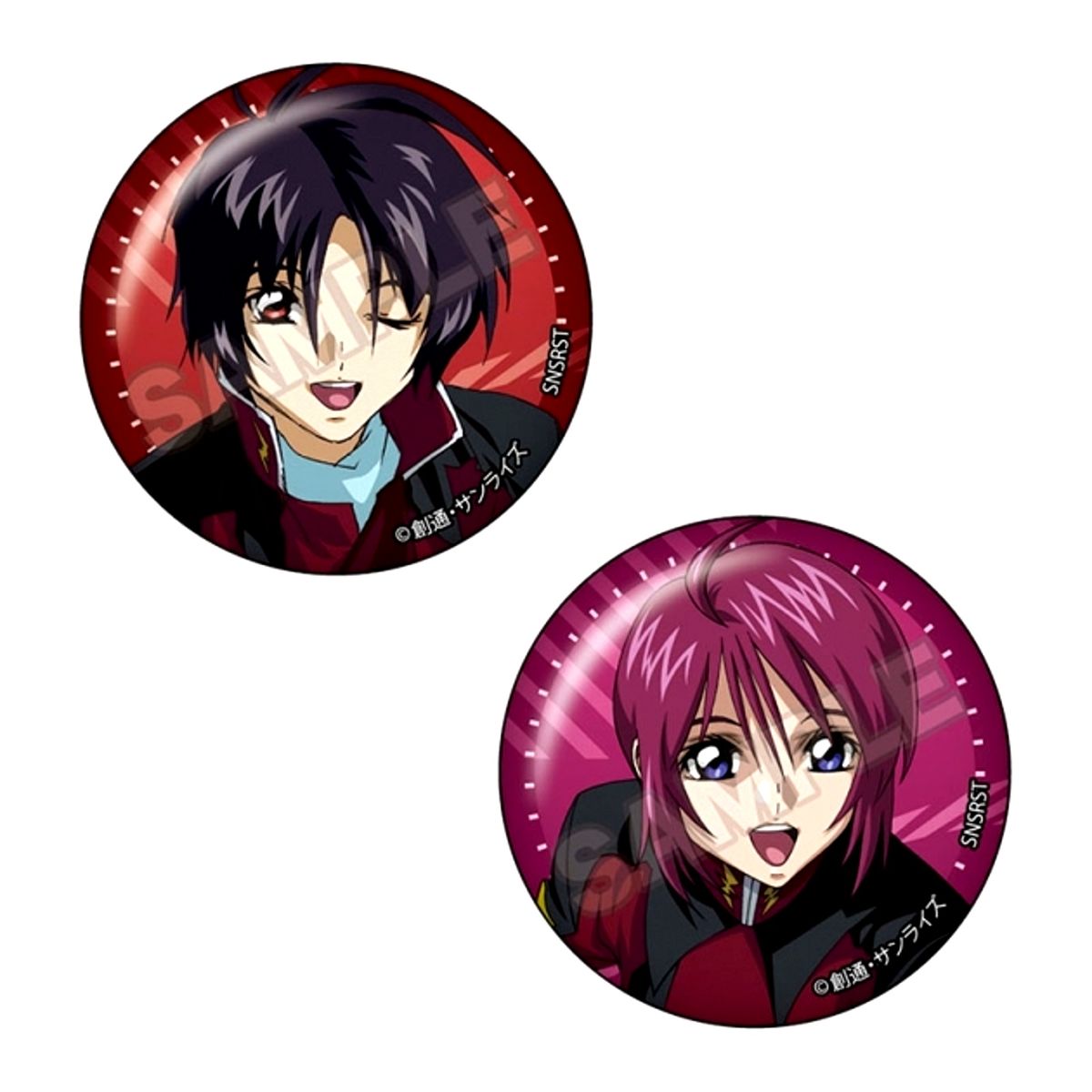 Mobile Suit Gundam SEED Destiny vol.3 Pair Button Shin Asuka & Lunar Maria Hawk Goods - Badge Resale [NEW]
