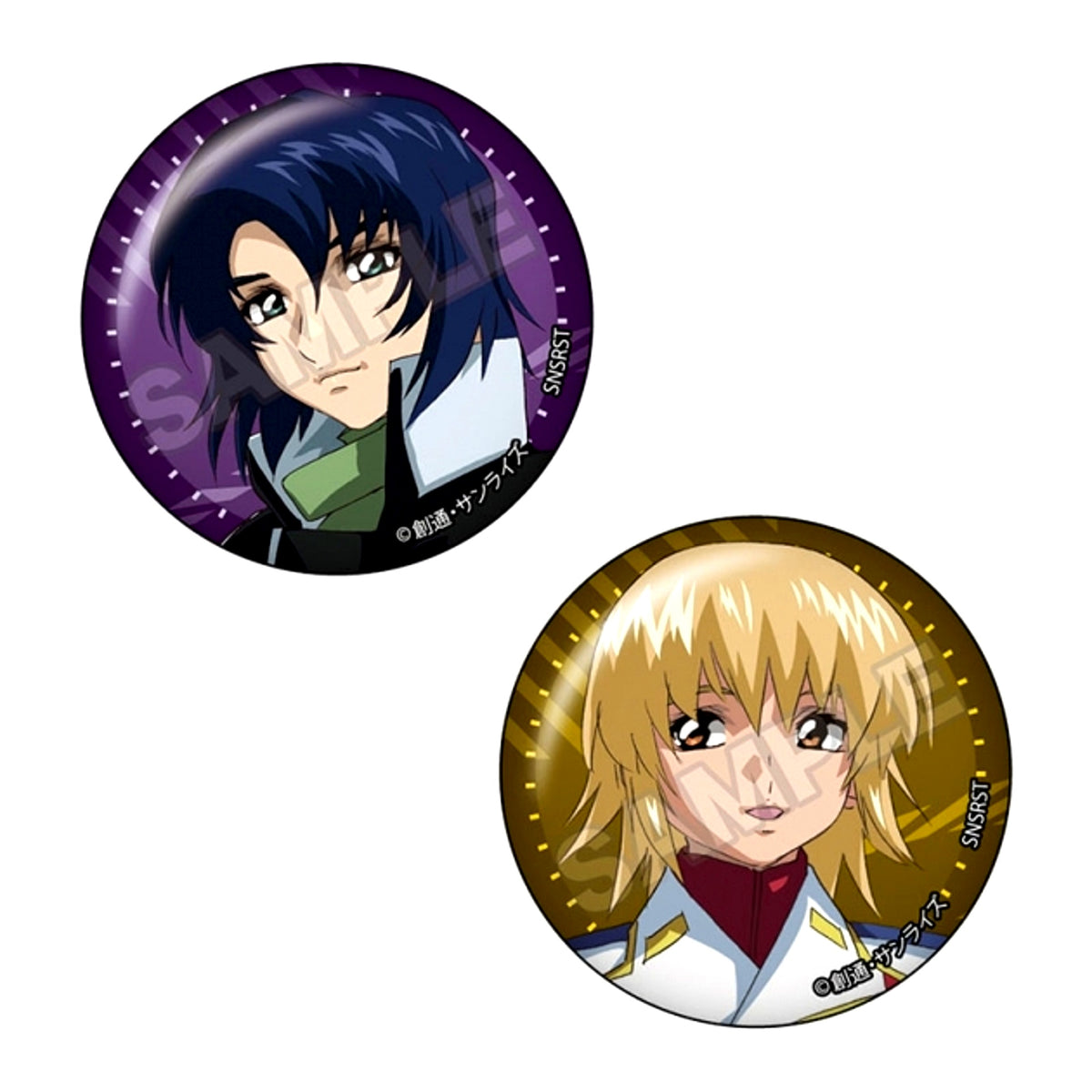 Mobile Suit Gundam SEED DESTINY vol.3 Pair Can Badge Athrun Zala & Cagalli Yula Athha B (Reissue) [NEW]