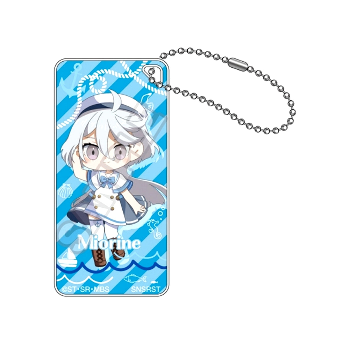 Mobile Suit Gundam: The Witch from Mercury Mochikko Marine Fashion Domiterior Keychain Jr. Miorine Ren Blanc Goods - Keychain Resale [NEW]