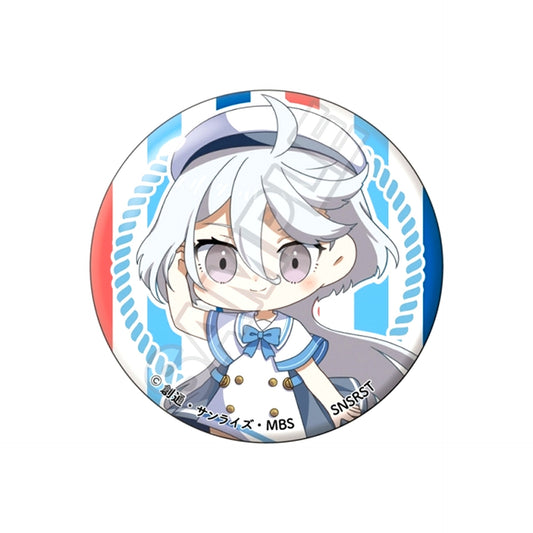 Mobile Suit Gundam: The Witch from Mercury Mochikko Marine Fashion Button Miorine Ren Blanc Goods - Badge Resale [NEW]
