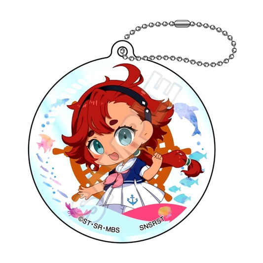 Mobile Suit Gundam: The Witch from Mercury Mochikko Marine Fashion Acrylic Keychain Suletta Mercury Goods - Keychain Resale [NEW]