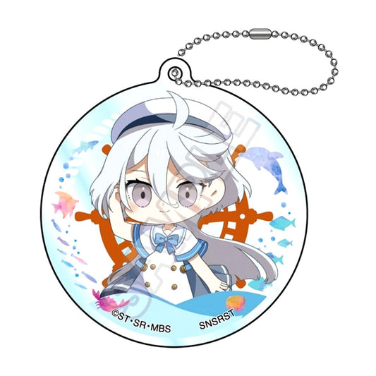 Mobile Suit Gundam: The Witch from Mercury Mochikko Marine Fashion Acrylic Keychain Miorine Ren Blanc Goods - Keychain Resale [NEW]