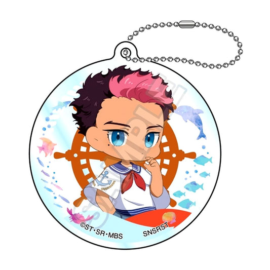 Mobile Suit Gundam: The Witch from Mercury Mochikko Marine Fashion Acrylic Keychain Guel Jeturk Goods - Keychain Resale [NEW]
