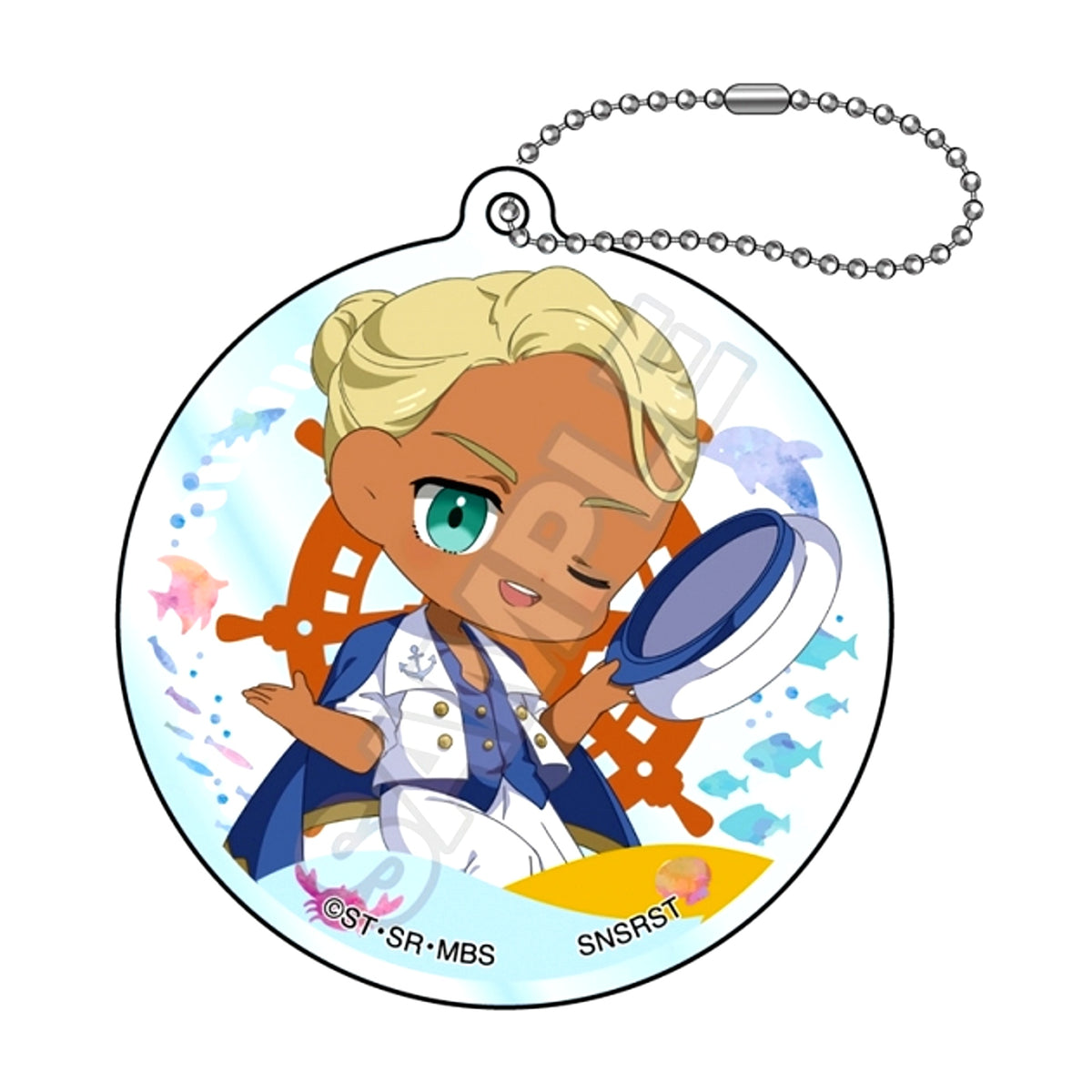 Mobile Suit Gundam: The Witch from Mercury Mochikko Marine Fashion Acrylic Keychain Shaddiq Zenelli (Reissue) [NEW]