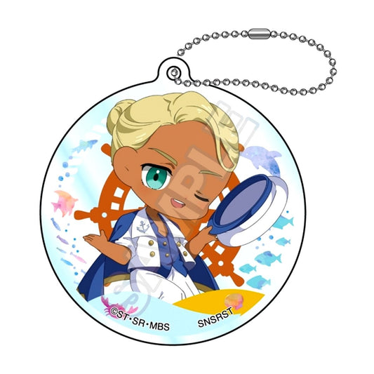 Mobile Suit Gundam: The Witch from Mercury Mochikko Marine Fashion Acrylic Keychain Shaddiq Zenelli (Reissue) [NEW]