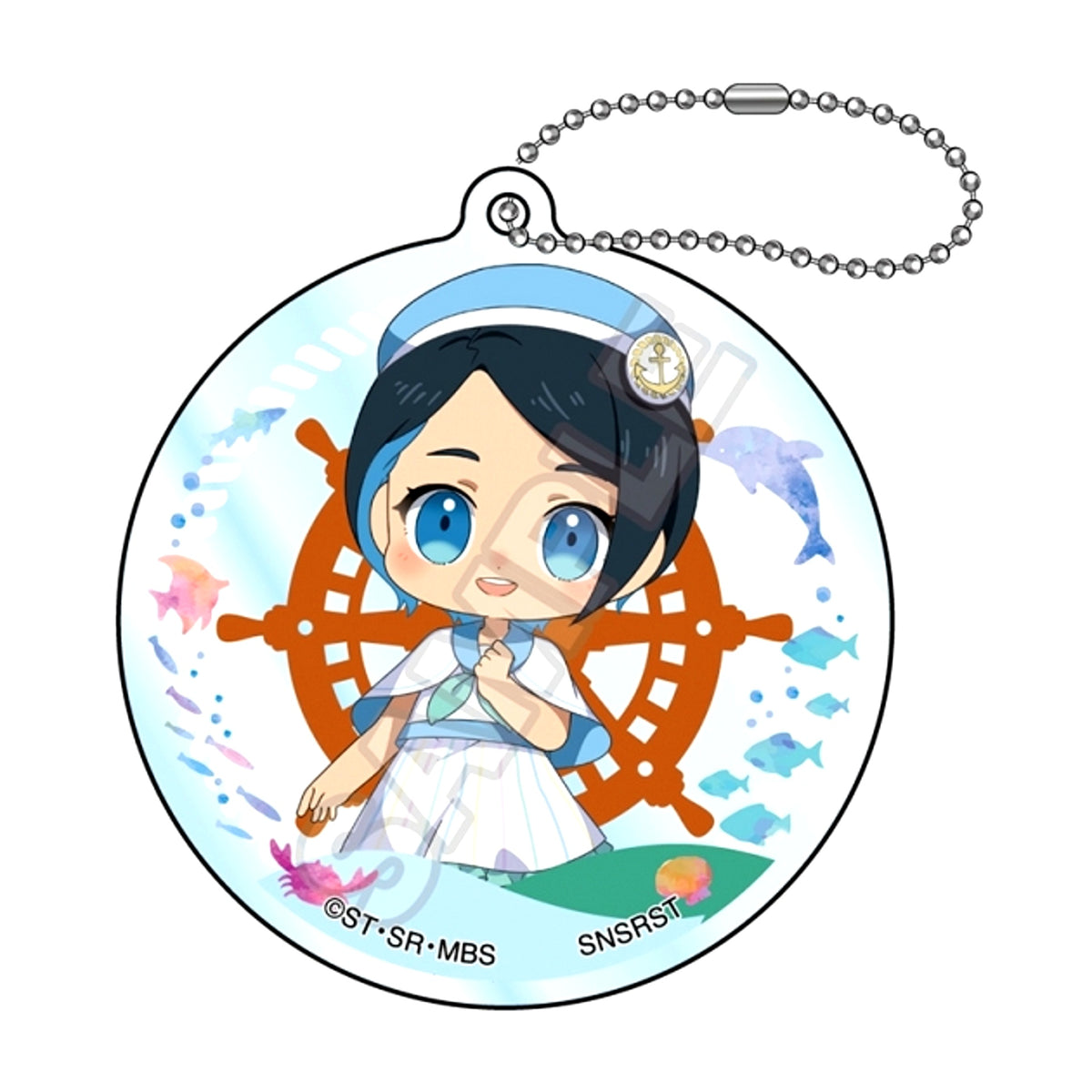 Mobile Suit Gundam: The Witch from Mercury Mochikko Marine Fashion Acrylic Keychain Nika Nanaura (Reissue) [NEW]