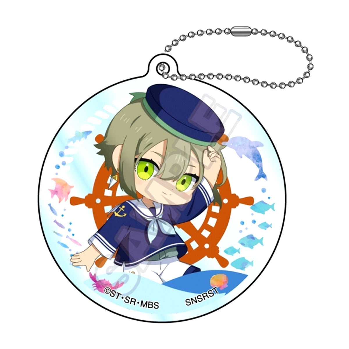 Mobile Suit Gundam: The Witch from Mercury Mochikko Marine Fashion Acrylic Keychain Elan Ceres (No. 5) (Reissue) [NEW]