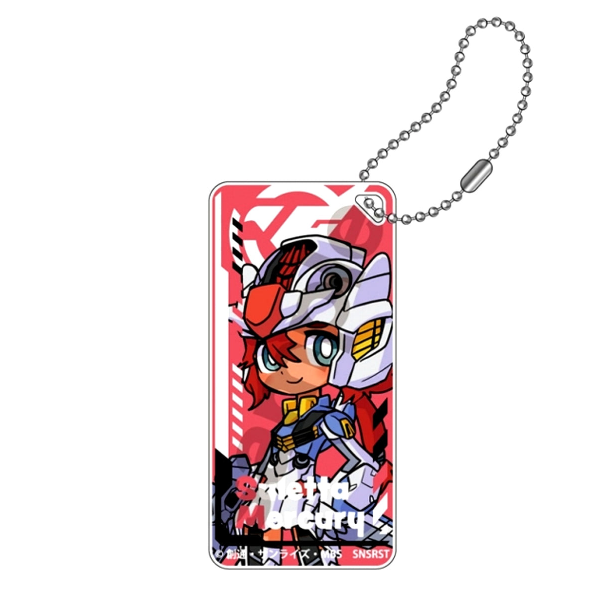 Mobile Suit Gundam: The Witch from Mercury Mecha Gurumi Domiterior Keychain Jr. Suletta Mercury (Reissue) [NEW]