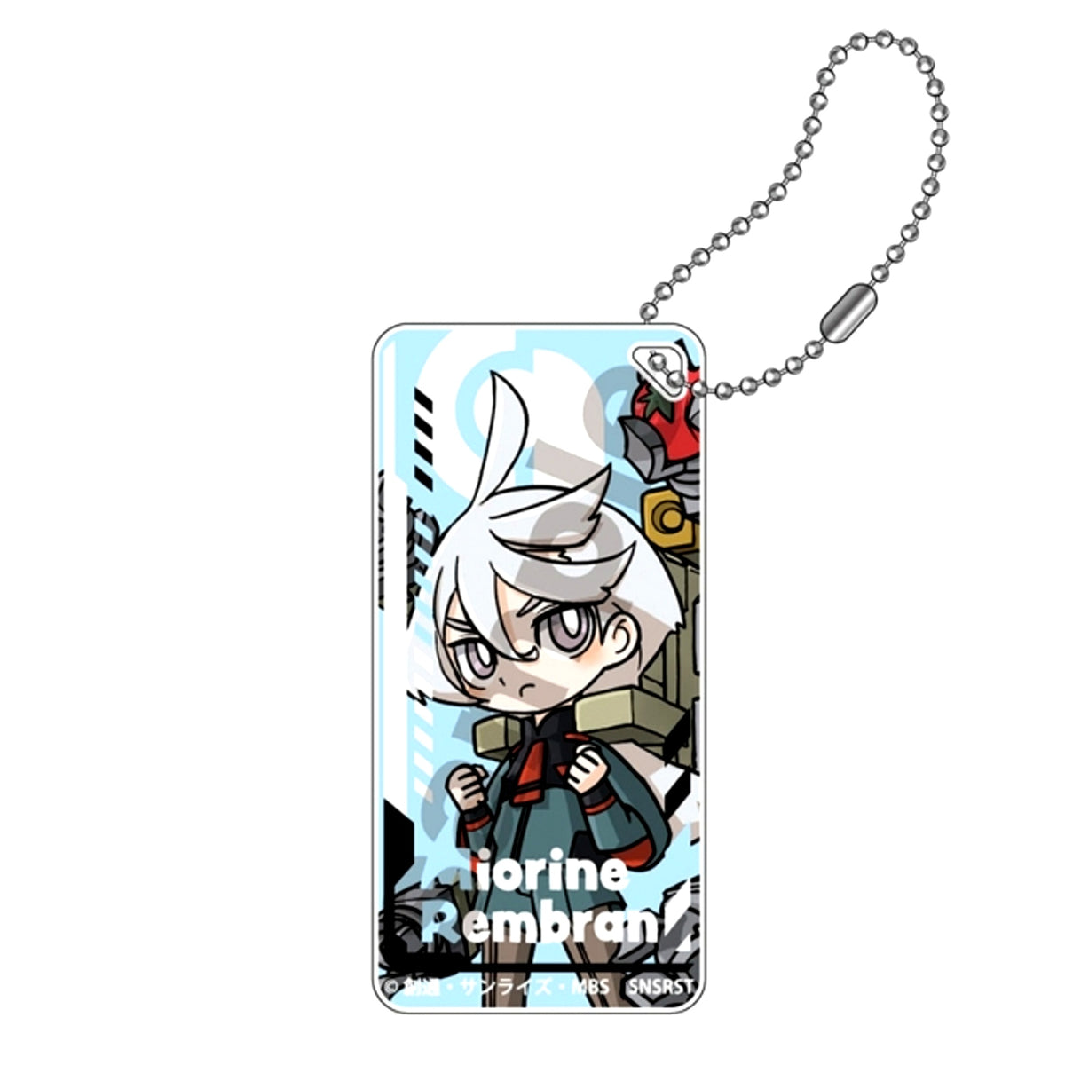 Mobile Suit Gundam: The Witch from Mercury Mechagurumi Domiterior Keychain Jr. Miorine Ren Blanc Goods - Keychain Resale [NEW]