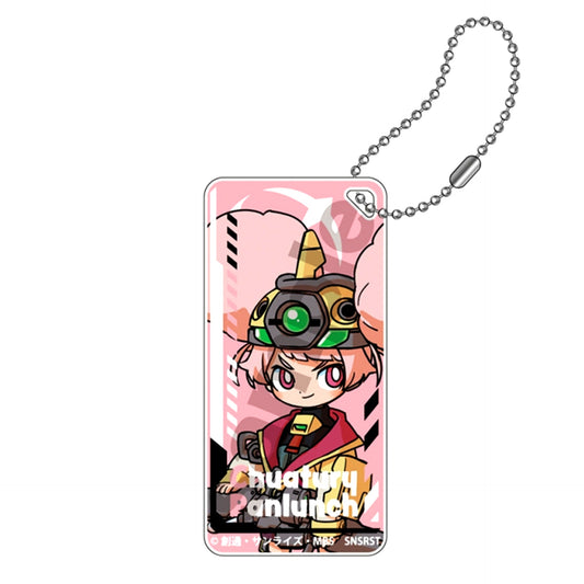 Mobile Suit Gundam: The Witch from Mercury Mechagurumi Domiterior Keychain Jr. Chuatury Pan Lunchi Goods - Keychain Resale [NEW]